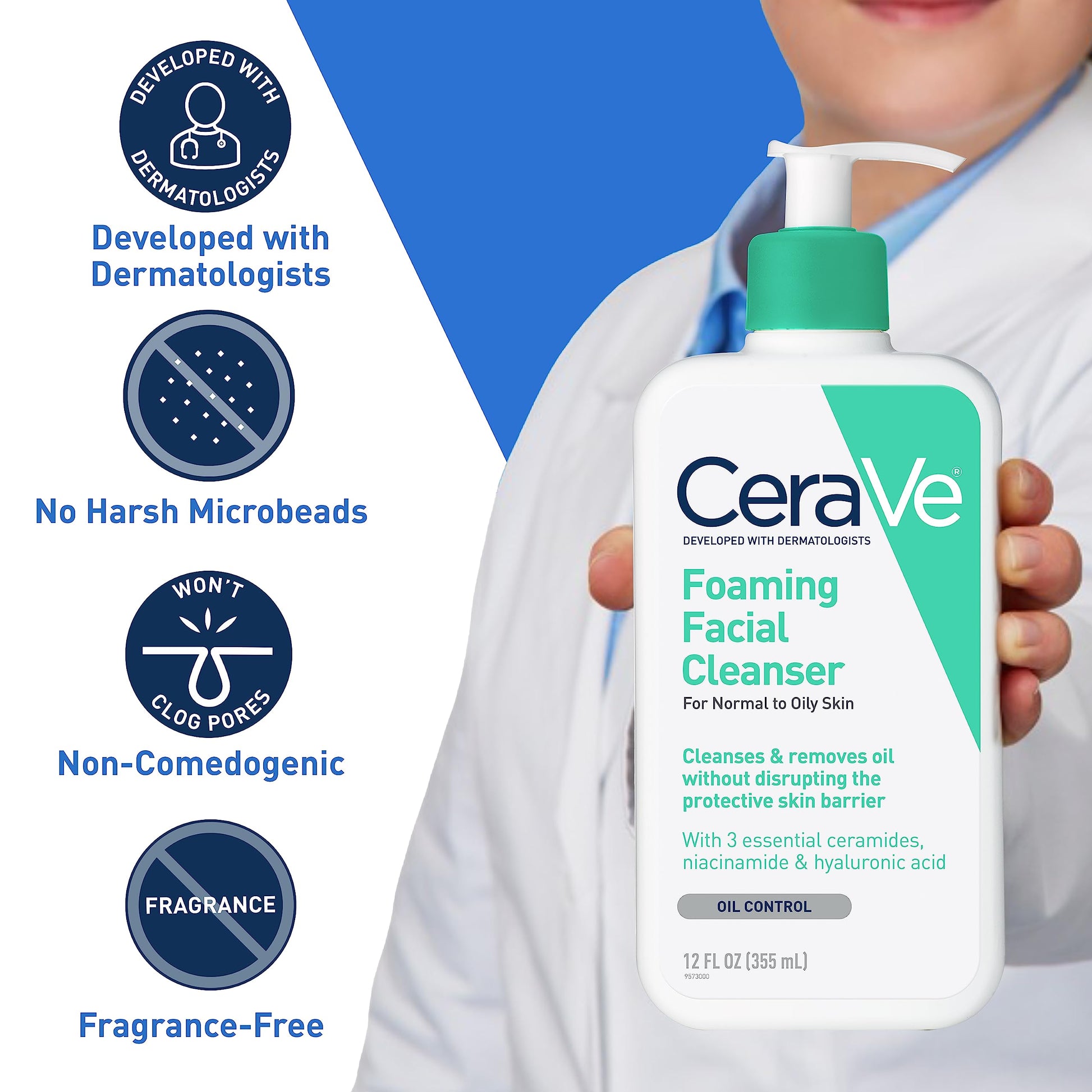 CeraVe Foaming Facial Cleanser(236ml)