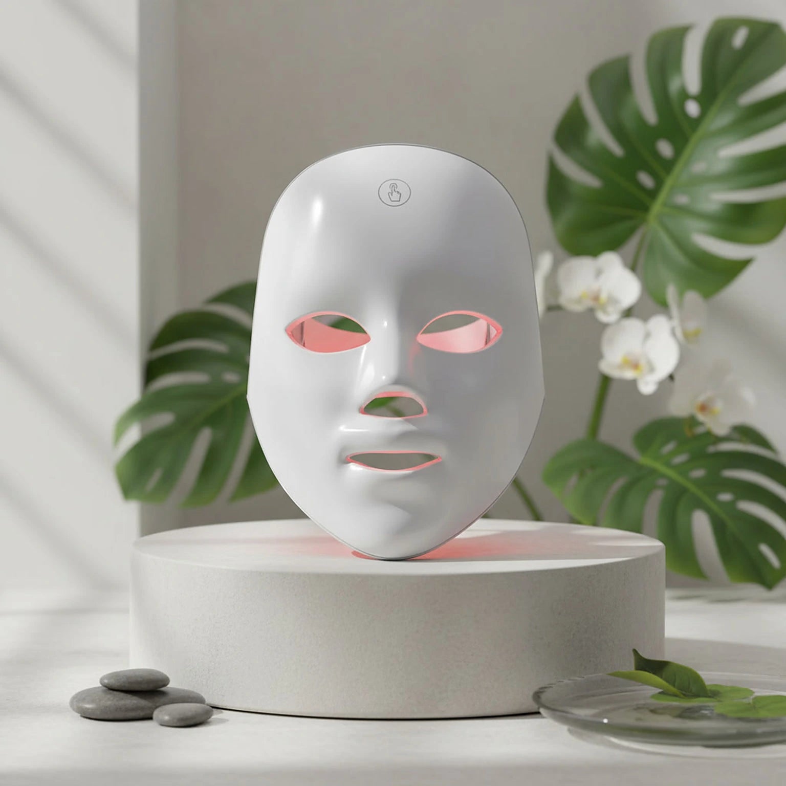 Masque LED Visage Rechargeable 7 Couleurs Pour Peau